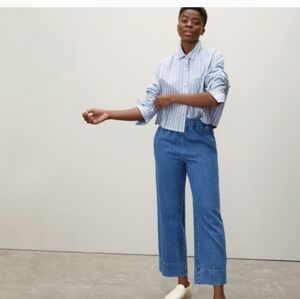 Everlane Blue Wide Leg Jeans NWOT